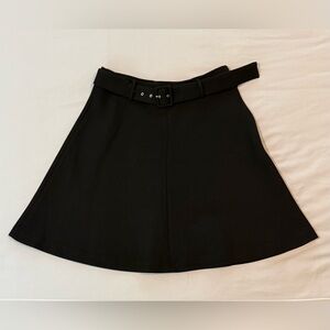 Zara Elegant Black A-Line Skirt- size M